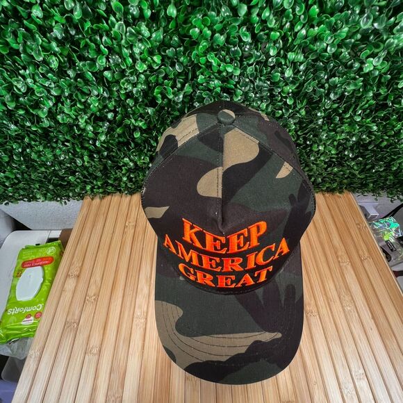 2020 Donald Trump Make America Great Again Camouflage MAGA Hat Cali Fame KAG - Picture 6 of 9